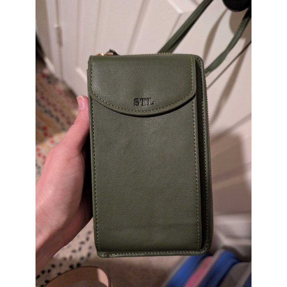 Selena The Label The Original STL Crossbody Clutch Wallet Green